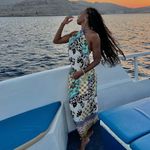 ZARA dress maxi Multicolor Halter printed satin effect casual wedding party Photo 4