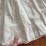 Free People  NWT Pleated Ivory Mini Mirco Skirt Size 8 Photo 5