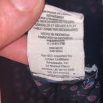 Free People  Button Down Sheer Floral Shirt Sz M Black Pink Polyester Boho Photo 7