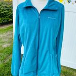 Columbia Teal Fleece Jacket Photo 2