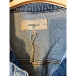 Hudson Jeans Hudson Sz 28 Denim Blue Jean Short Sleeve Button Front Romper Photo 3