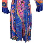 Vintage 1960s Playsuit Romper Size Large Blue Photo 4