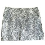 VTG Snakeskin Mini Skirt Womens Size 4 Photo 3