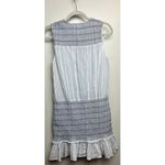 Veronica Beard  Cox Smocked Flounce Coverup Mini Dress Sz. L Photo 6