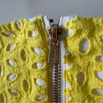 Lilly Pulitzer Yellow Blossom Dress Pineapple Juice strapless floral lined zip Photo 6