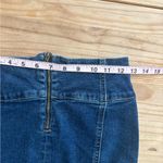 SO  Denim Mini Skirt with front Zipper Photo 7