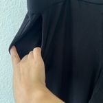 Eileen Fisher Washable Stretch Crepe Straight Cropped Pant Black XL Pockets Photo 2