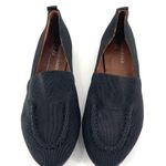 Donald Pliner  Black Minimal Flats Loafers Stretch Knit Flat Photo 3