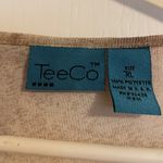 TeeCo Y2K USA Made Brown Flutter Sleeve Lettuce Hem T Photo 3