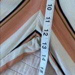 Billabong  rayon striped comfy pull on elastic waist wide leg pants M Photo 5