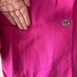 Michael Kors MICHAEL  Pink Linen Blazer Jacket 16 Photo 4