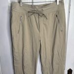 Athleta Trekkie North Jogger Ecru Tan Khaki Mid Rise Pants #405726 W1250 Sz 12 Photo 7