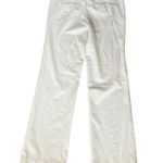 Theory Women’s Flared Full Length Good Wool Cream Off White Trouser Pants Size 6 Photo 5