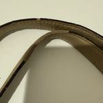 Coach  North South Metallic Woven Leather Gold Leather Shoulder Bag Tote F17099 Photo 11