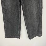 Free People  We The Free CRVY Berlin Wide Leg Jeans Black Wash Out Size 25 Photo 3