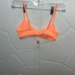 Aerie  Peach Floral Lace Bralette Photo 1