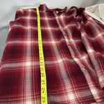 Jachs Girlfriend  New York XXL Red Button Front Flannel. Photo 8