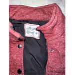 Outerwear Puffer Vest Snap Button & Zip Medium CAMPING HIKING FISHING Red Photo 2