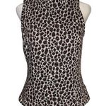 Anthropologie Akemi + Kin cream & maroon pattern sleeveless knit top size S Photo 0