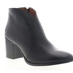 Frye Nora Zip Short Womens Black Leather Zipper Ankle & Booties Boots Size 6M Photo 0