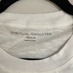 Spiritual Gangster  NWT Happiest Self Short Sleeve White Graphic T-Shirt Size M Photo 5