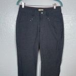 Royal Robbins Women 6 Gray Pants Pockets Stretch Adjustable Cuff Hiking Granola Photo 2