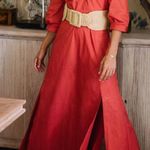 Parterre Margot Maxi Dress Red Poppy Size 10 Photo 0