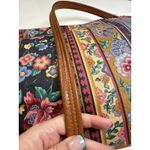 Richmark Vintage Floral Patchwork Crossbody Purse Made in USA Denim Retro Granny Blue Photo 5