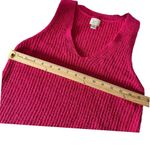 A New Day  Pink Knit‎ Sleeveless Top Womens M V Neck Soft Pullover Preppy Photo 10