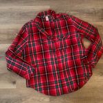 Victoria's Secret New Classic Victoria Secrets Angels Plaid Long sleeve button up shirt Size Small Photo 0