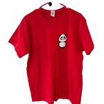 Gildan Cal State East Bay Pioneer Pride Panda T-shirt Red Cute Merch Cotton Sz L Photo 0