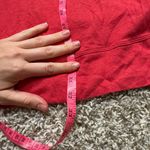 Victoria's Secret  “LOVE” Glitter Long Sleeve Sleep Shirt Sz Large - Red Silver Photo 3