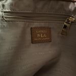 Ralph Lauren Lauren  Medium‎ Denim leather crosstitch  bag Designer soldout Photo 11
