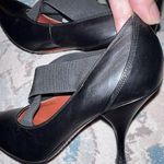 Donald J. Pliner Couture Pumps Black Leather Shoe Women Heels Size 5.5 Spain Photo 0
