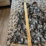 Ibiza Size S Metallic Reptile Snake Print Strappy‎ Cutout Front Tankini Swimwear Black Photo 10