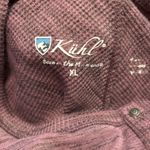 Kuhl  Svenna Short Sleeve‎ Henley Melange Knit Top in Dusty Lunar Size Xl Photo 4