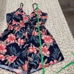 SheIn  Blue and Pink Floral Romper Photo 9