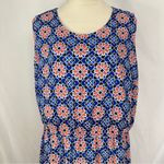 Vince Camuto Valencia Ombre Dress Womens Size 1X Elastic Waist Summer Coastal Photo 4