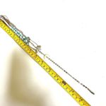 Silver tone blue beaded long multi strand necklace’s Photo 5