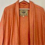 UGG  Women’s Long Sleeve Long Open Front Cardigan Orange Size XS FLAW Photo 1
