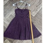 City Triangles  Juniors 3 Short Sleeveless Mini Dress   Purple Gown Photo 4