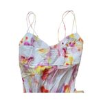 La Ligne Luca Printed Silk Midi Dress Size: S White Photo 2