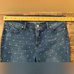 Talbots Flawless Blue Slim Ankle Anchor Nautical Stretch Mid Rise Denim Size 10 Photo 9