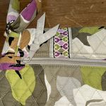 Vera Bradley Portobello Road Large Saddle Up Purple Green Gray Crossbody Bag Photo 2