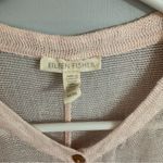 Eileen Fisher Light Pink Sheer Sleeveless Swimsuit Coverup Top Size Medium Photo 2