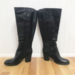Naturalizer SOUL Black Wide Calf Chunky Heel Boot Knee High Size 6.5 New Photo 5