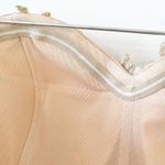 Portia & Scarlett Illusion Train Formal Dress Size AU 4 Prom Wedding Dance Party Tan Photo 7