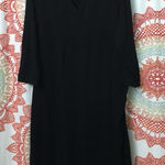 Liz Lange Maternity Black Midi Dress Photo 0