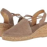 Toni Pons Espadrille Tremp Taupe Wedge Sandals Taupe Size 10 NWT Tan Photo 12