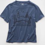 American Eagle NWT AEO Ex-Boyfriend Halloween Graphic T-Shirt | XXS Photo 5